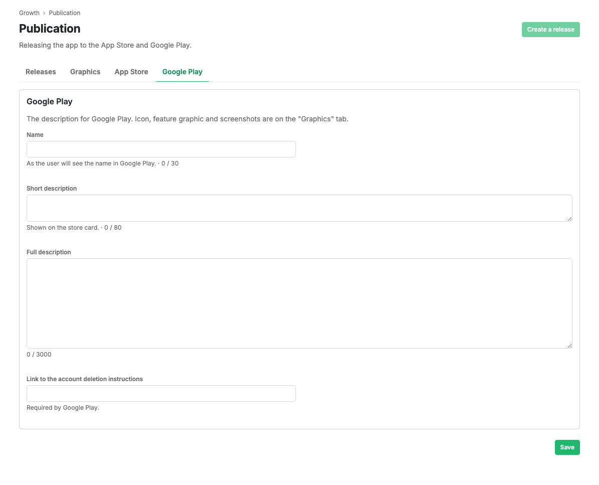 Google Play details